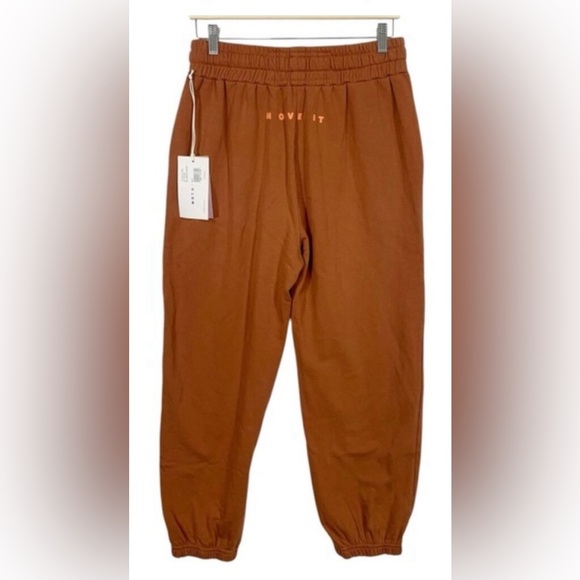 Mother Move It Knock Out Ankle Mocha Bisque Sweatpants Size Small NWT - Picture 9 of 12